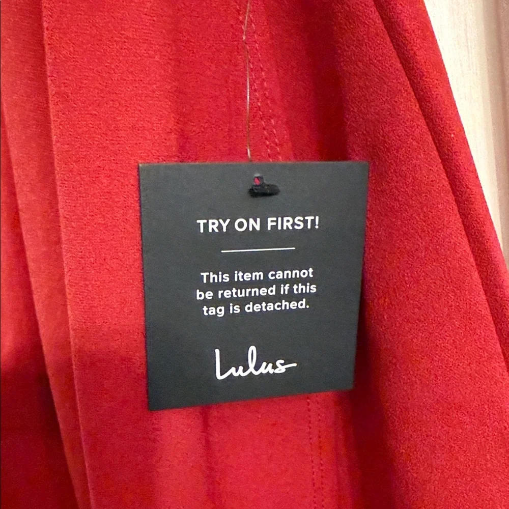 Lulu's Red Mini Cocktail Dress - Picture 2 of 5